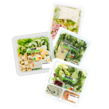 Slaschotel
schaal à 250-340 gram
of lunchsalade
schaal à 275/280 gram